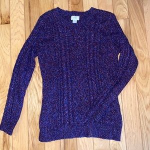 Old Navy Purple Sparkle Sweater